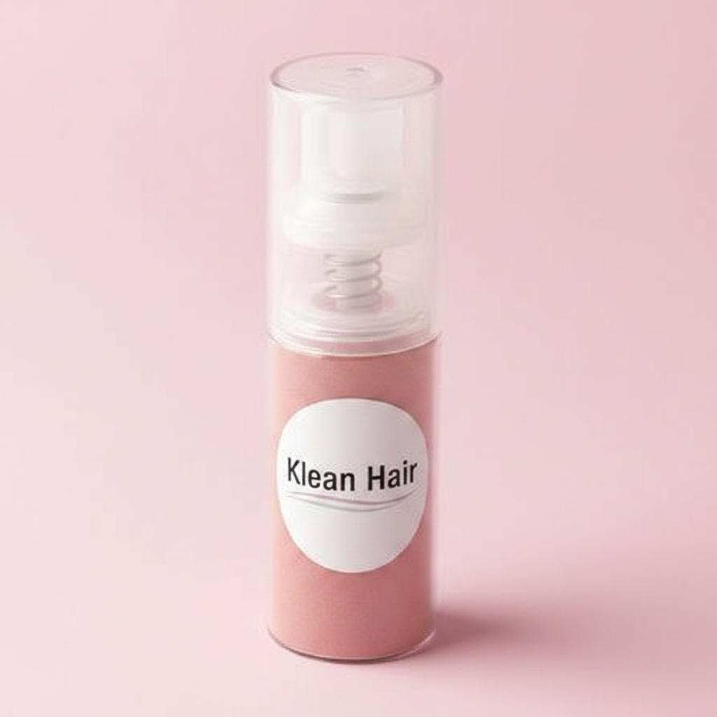 Klean Hair dry shampoo bottle